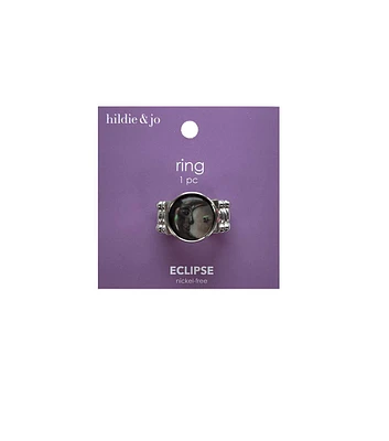 1" Halloween Moon Ring by hildie & jo