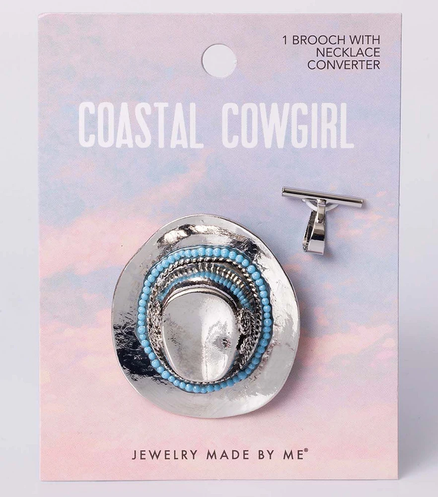 2" Cowgirl Hat Brooch by hildie & jo