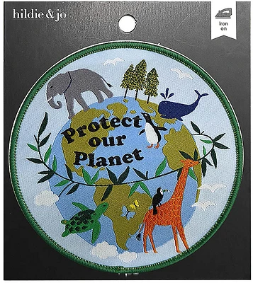 3.5" Protect Our Planet Applique by hildie & jo