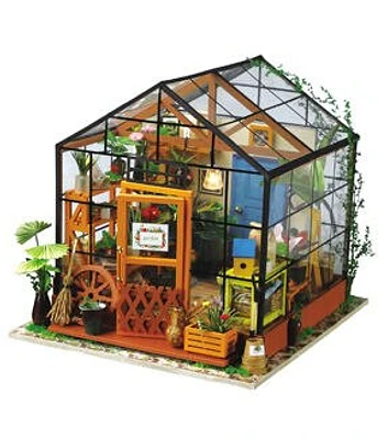 9" Cathy's Flower House DIY Miniature House LED Building Kit