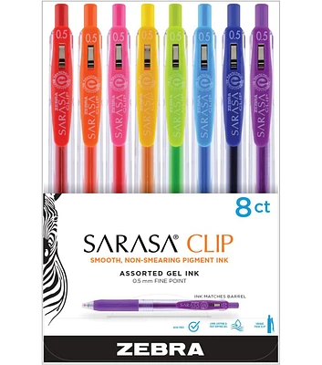 Sarasa Clip Gel Assortment 8pk