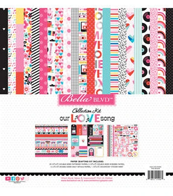 Bella Blvd 20 Sheet 12" x 12" Our Love Song Collection Kit