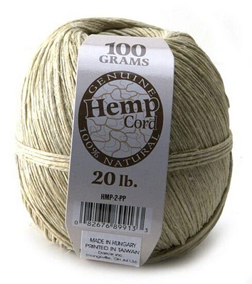 400' Natural Hemp Cord by hildie & jo