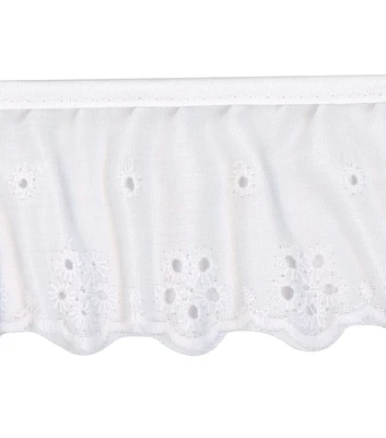 Simplicity Scalloped Eyelet Trim