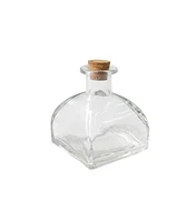 Clear 3.5" Mini Square Jar with Cork