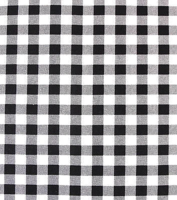 Black & White Buffalo Check Cotton Fabric by Keepsake Calico