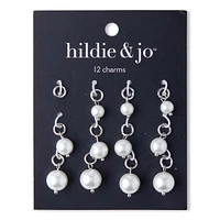 12ct Silver Pearl Charms by hildie & jo