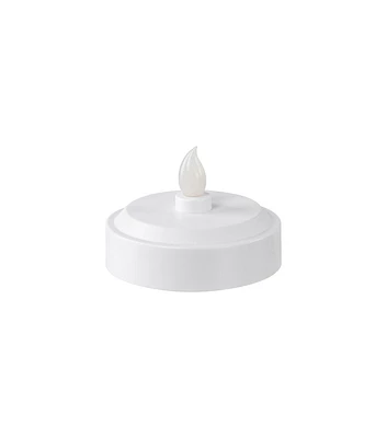 2.5" White Color Changing Jumbo Tealight Candle by Place & Time