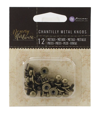 Prima Marketing Memory Hardware Metal Knobs Embellishments