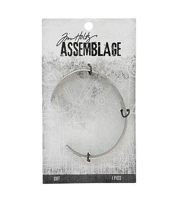 Tim Holtz Assemblage Silver Cuff Bracelet