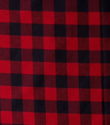 Eddie Bauer Red Buffalo Check Yarn Dyed Cotton Fabric