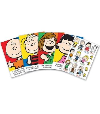 Eureka Peanuts Characters & Motivational Phrases Bulletin Board Set