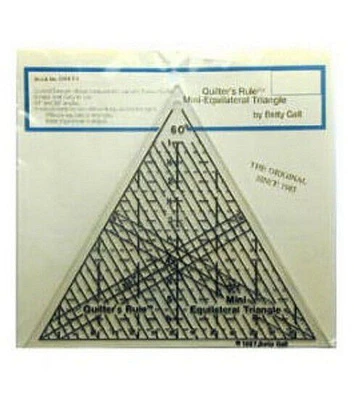 Quilters Rule Mini Equilateral Triangle 7 3/4" 7 3/4" x 7 3/4"