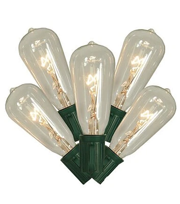 Northlight 9' Transparent T40 Edison Patio String Lights