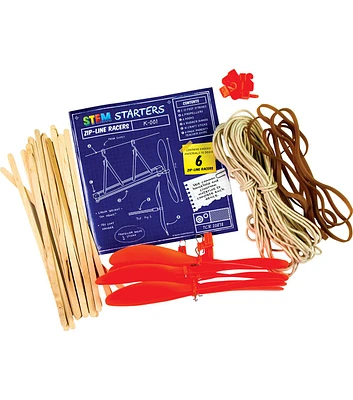 Teacher Created Resources 38ct STEM Starters Zip Line Racers Kit