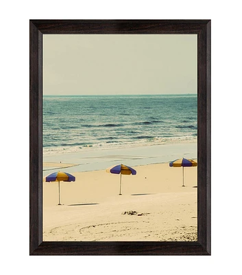 Timeless 12" x 18" Blue Beach Trip Framed Wall Print