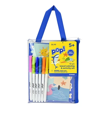 10ct Ocean Mini Travel Coloring Kit by POP!