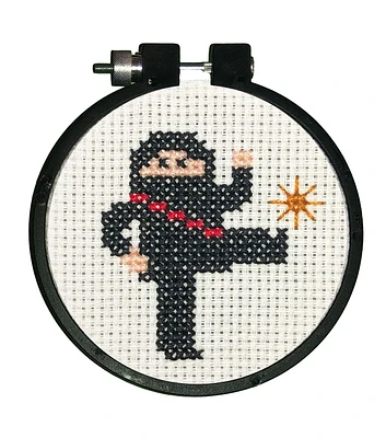 Design Works 3" Ninja Stitch Counted Cross Stitch Kit