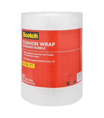 Scotch Cushion Wrap 12"x50' Bubble Wrap