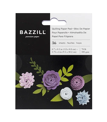 Bazzill Lilac Paper Quilling Pad