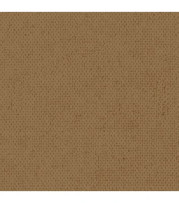 Stitch & Sparkle Brown Cotton Fabric