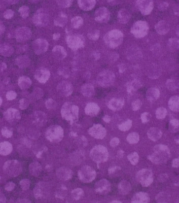 Purple Watercolor Dots Anti Pill Plush Fleece Fabric