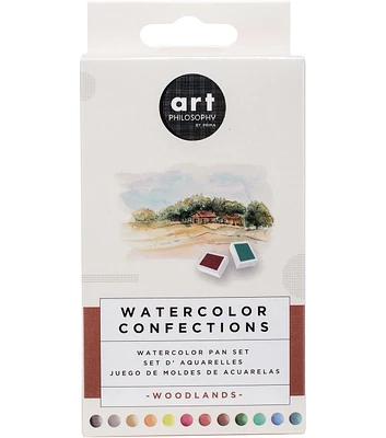 Prima Marketing Watercolor Confections Watercolor Pan Set Woodlands