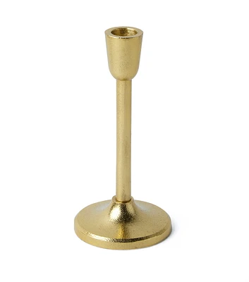 7" Gold Taper Candle Holder by Place & Time