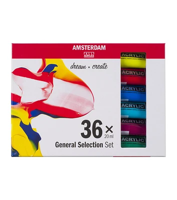 Amsterdam Standard Series 20ml Acrylic Paint Set 36 Colors