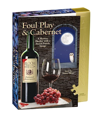 BePuzzled 1000pc Foul Play & Cabernet Jigsaw Shaped Puzzle