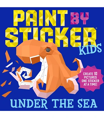 Workman Publishing Under the Sea Paint By Sticker Book