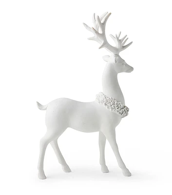 12" Christmas Resin Standing Deer Unfinished Decor by Place & Time