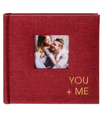 Malden 4" x 6" Red You & Me 80 Pocket Photo Album