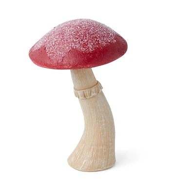 7" Christmas Red Mushroom by Place & Time