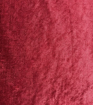 Red Velvet Scuba Fabric