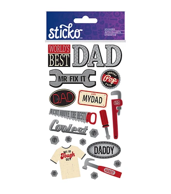 Sticko Stickers Fix It Dad