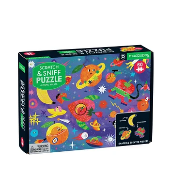 Chronicle Books 60pc Cosmic Fruits Scratch & Sniff Puzzle