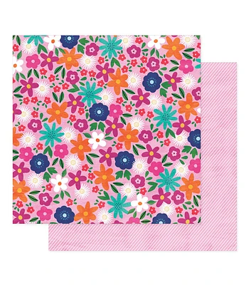 American Crafts 12" x 12" Shimelle Bloom Wild Single Sheets