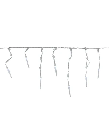 Northlight 8' Clear LED Mini Drop Icicle String Lights