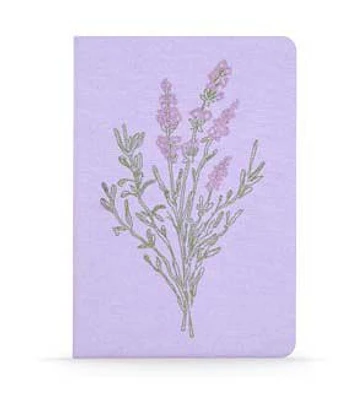 Denik 144 Sheet Lavender Embroidered Journal