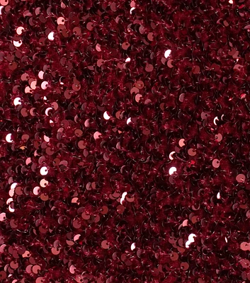 Red Sequin Velvet Fabric