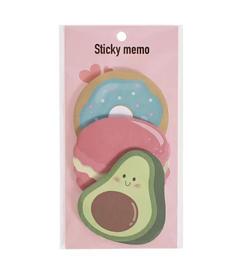 20 Sheet Sweets Sticky Notes 3pk by Happy