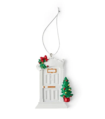 4" Christmas House Front Door Ornament by Place & Time