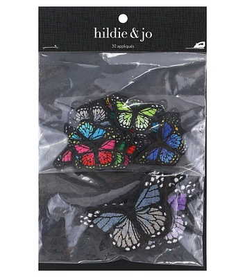 30ct Butterflies Iron On Patches by hildie & jo