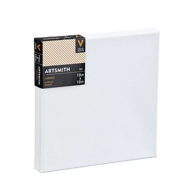 10" x 10"Value Canvas 2pk by Artsmith