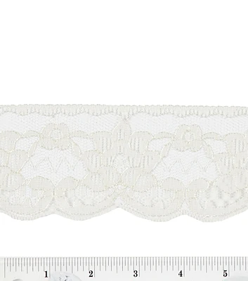 Simplicity Double Daisy Lace Trim Natural