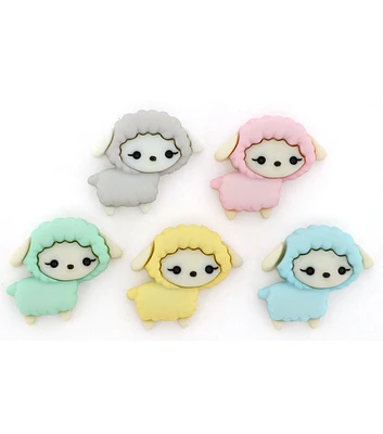 Dress It Up 5ct Baby Baa Baa Baby Sheep Novelty Buttons