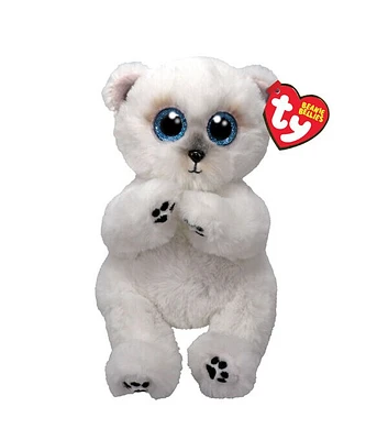 Ty Inc 17" White Wuzzy Bear Plush Toy