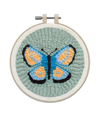 Design Works 6" Butterfly Punch Needle Kit