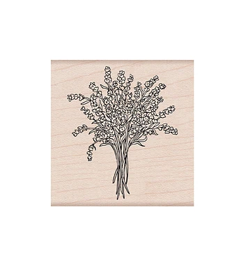 Hero Arts Mounted Rubber Stamp Lavender Bouquet